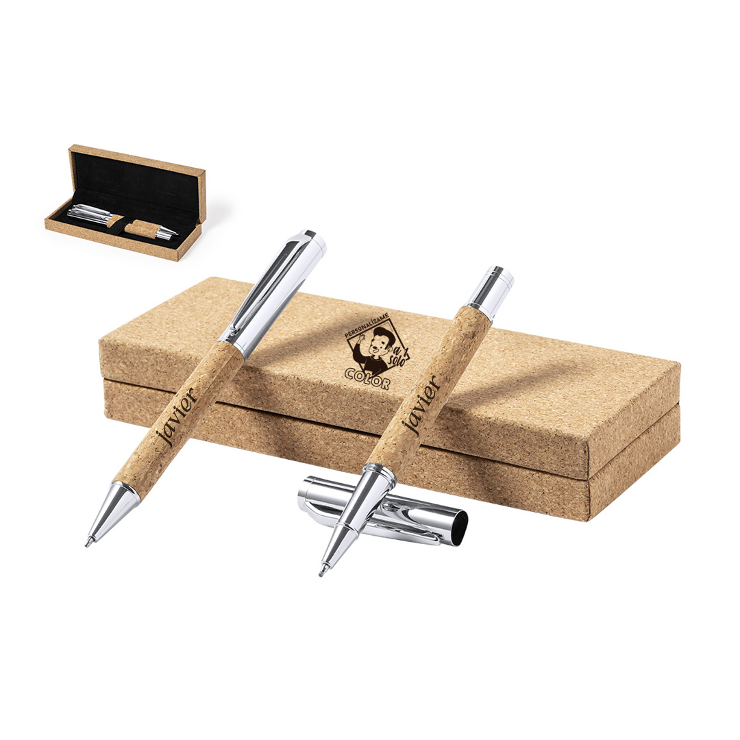 Bolígrafos con estuche personalizado