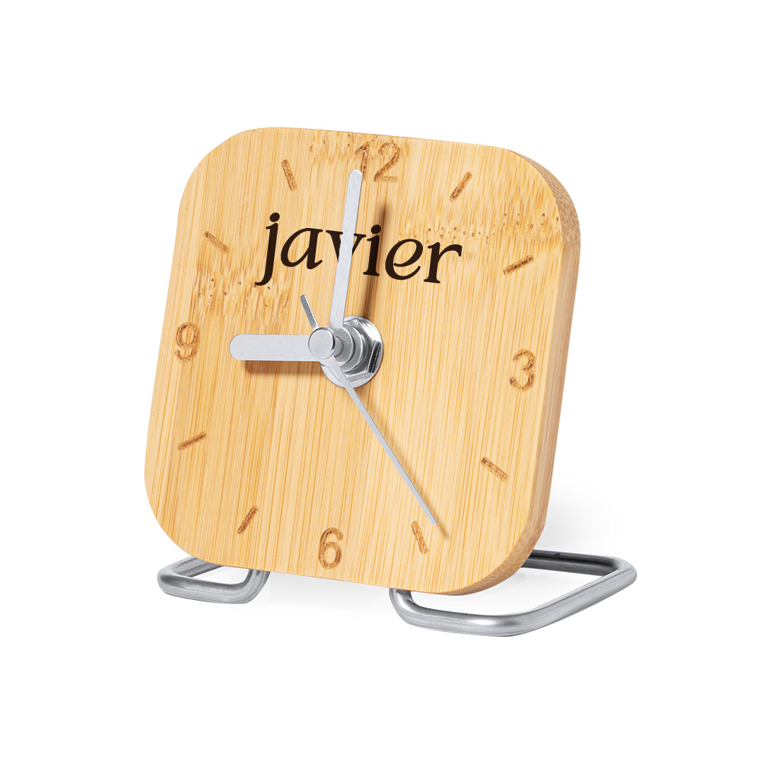 Reloj bambú personalizado