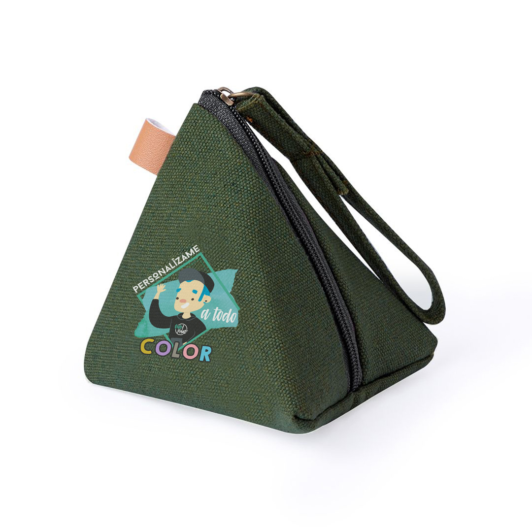 Monedero pirámide personalizado