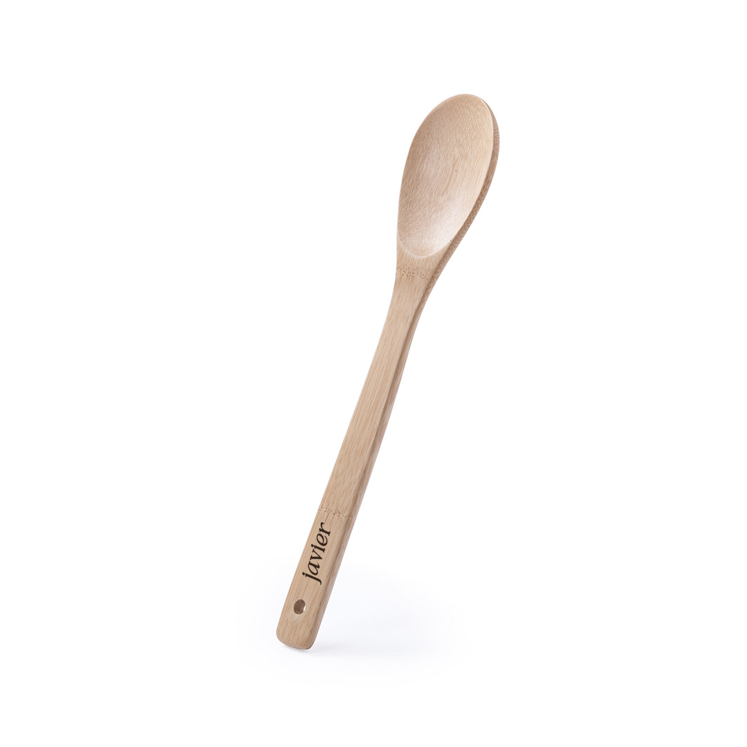 Cuchara bambú personalizada