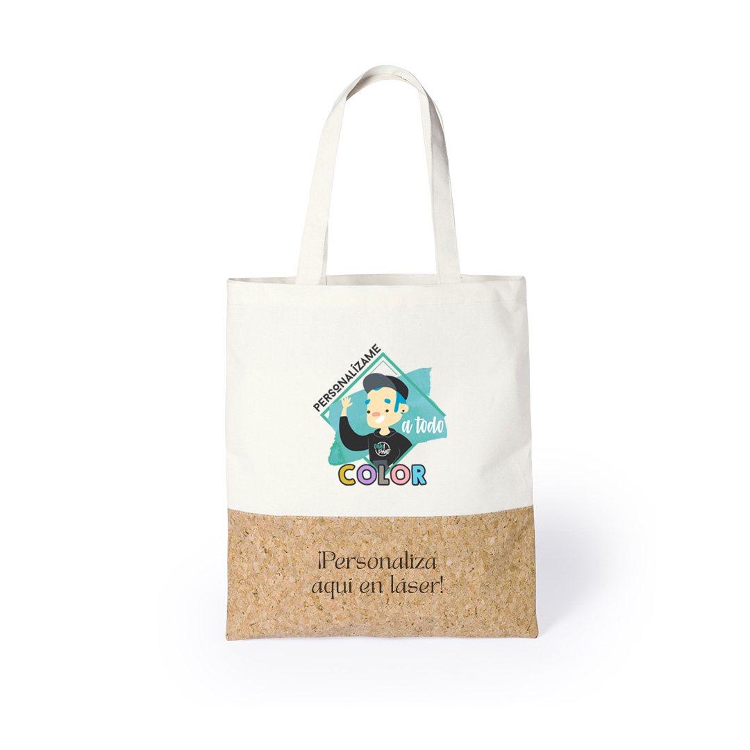 Tote Bag algodón/corcho personalizado
