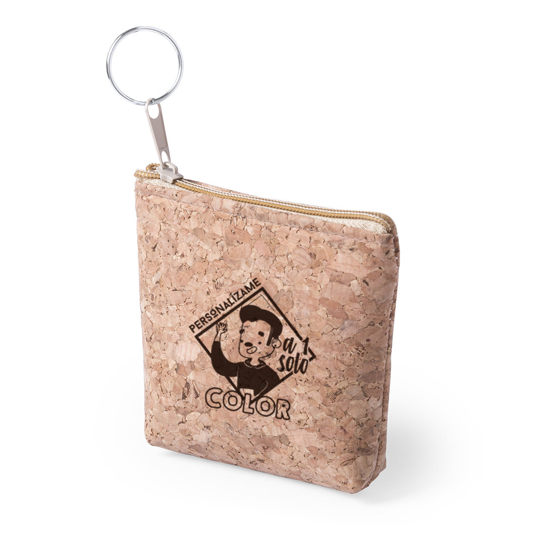 Monedero corcho personalizado