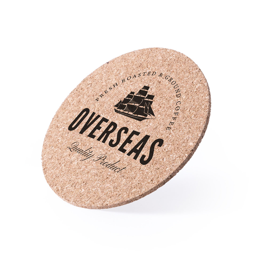 Posavasos corcho personalizado