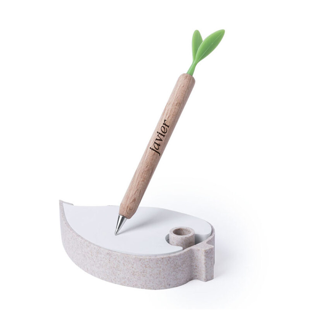 Portanotas con bolígrafo personalizado