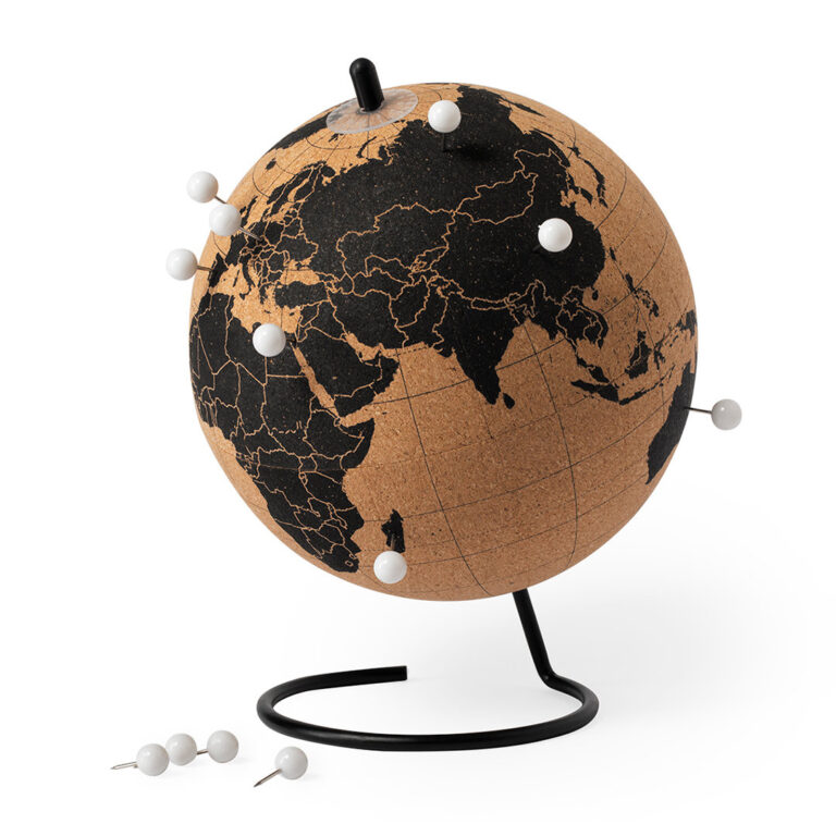 Globo terráqueo corcho