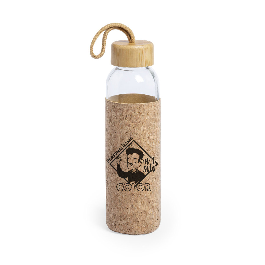 Bidón cristal/corcho 500ml personalizado
