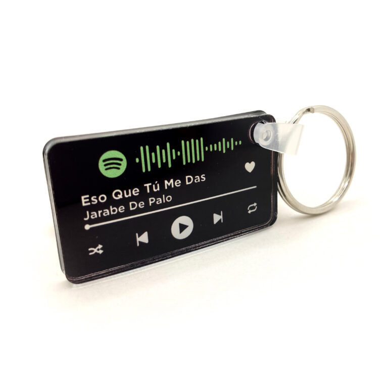 Llavero metacrilato rect. personalizado